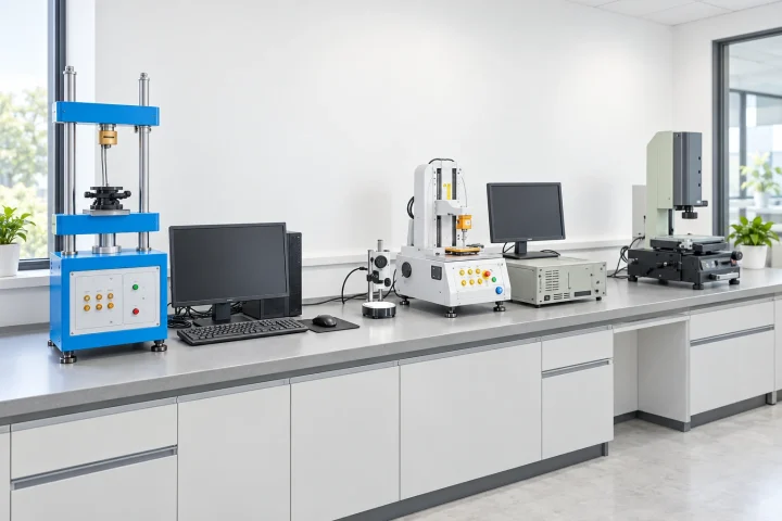 Metrology laboratory and test stations.