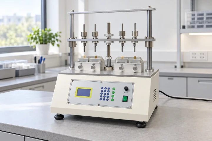 Repeated-connection lifetime test equipment.