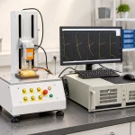 Spring force and displacement test station.