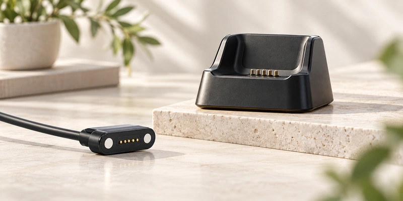 Charging dock and magnetic cable interfaces