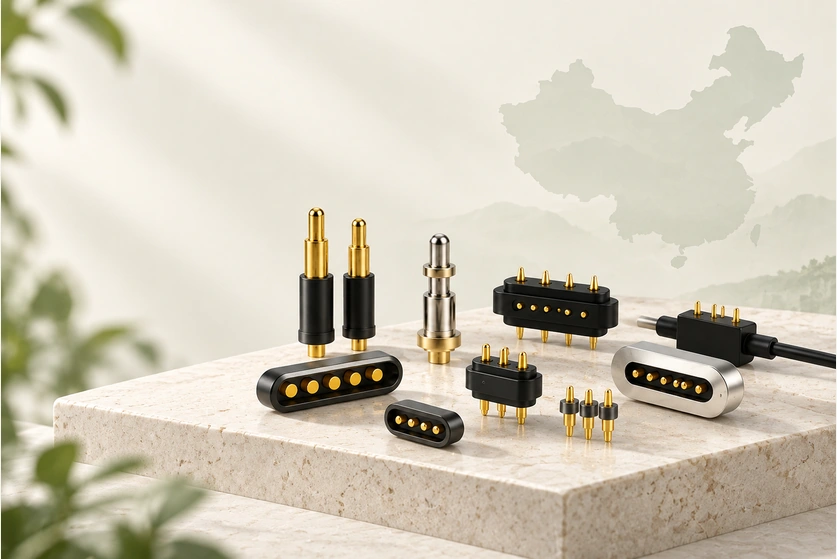 Magnetic connector supplier comparison illustration