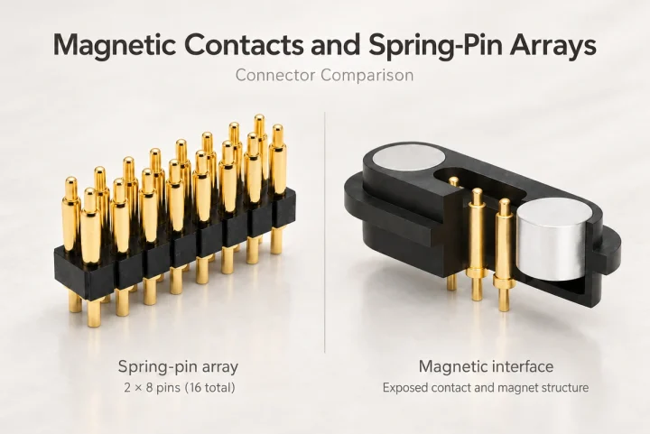 Magnetic vs Standard Pogo-Pin Connectors: Design Trade-offs