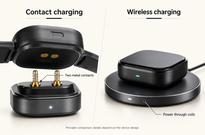 Contact and Inductive Charging: Design Trade-offs