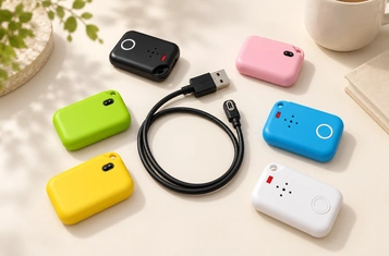Small portable devices and a magnetic charging cable.