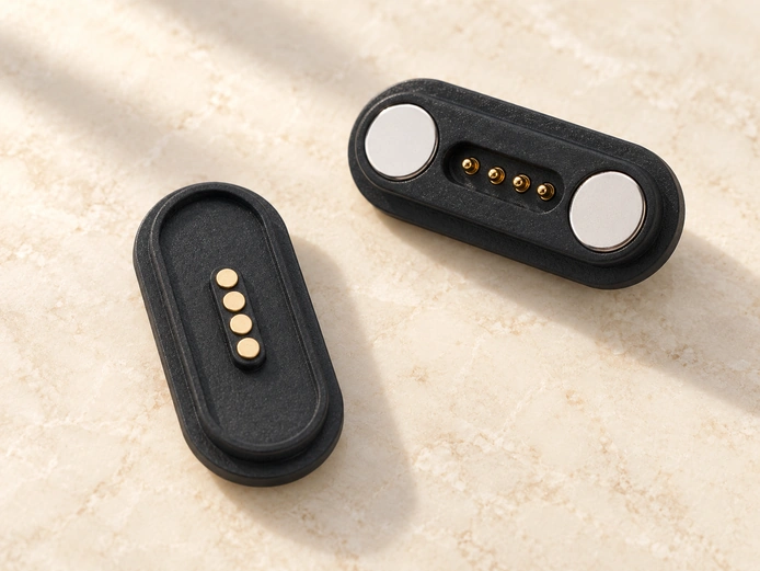 Four-pin Magnetic Connectors: Structure, Maintenance and Cost illustration.