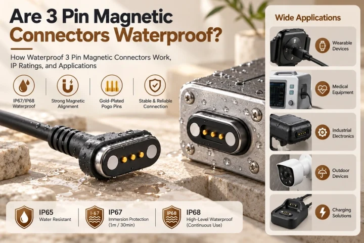 Sealed Three-contact Magnetic Connectors: IP and Selection Guide