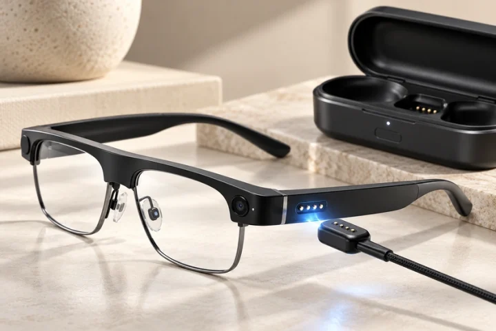 How AI Smart Glasses Charge: Cases, Contacts and Design Choices