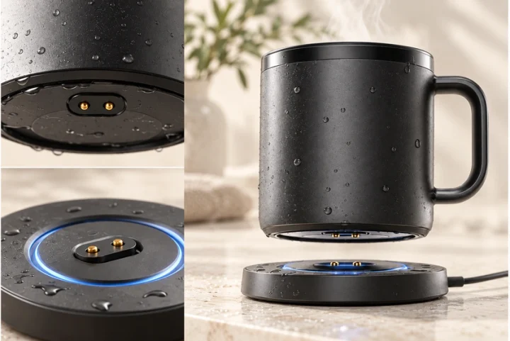 How Smart Mugs Charge: Bases, Contacts and Interface Design