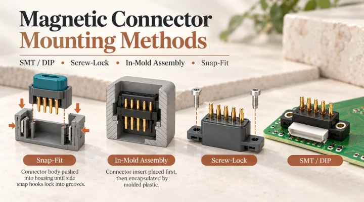 Mounting Magnetic Connectors: Terminations, Retention and Design Checks