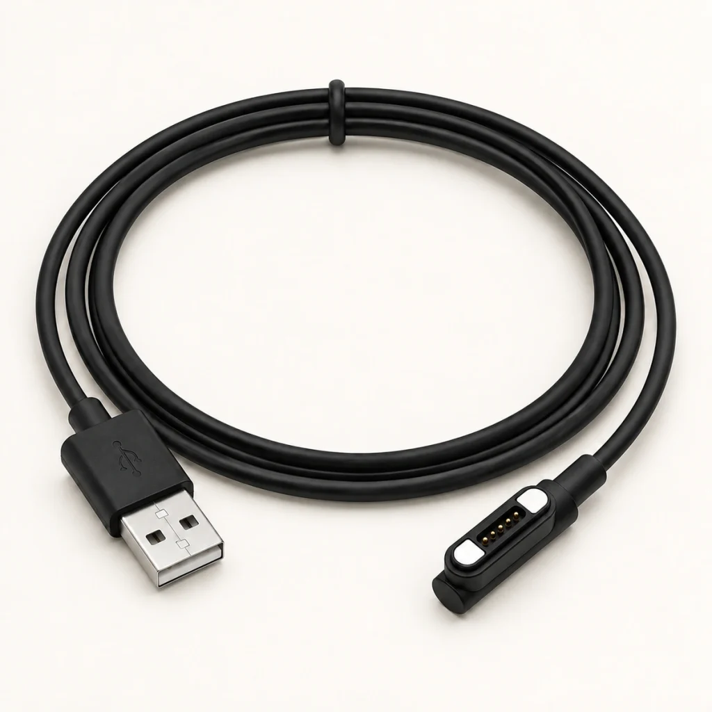 Five-contact USB-A magnetic cable with its original slim side-entry head.