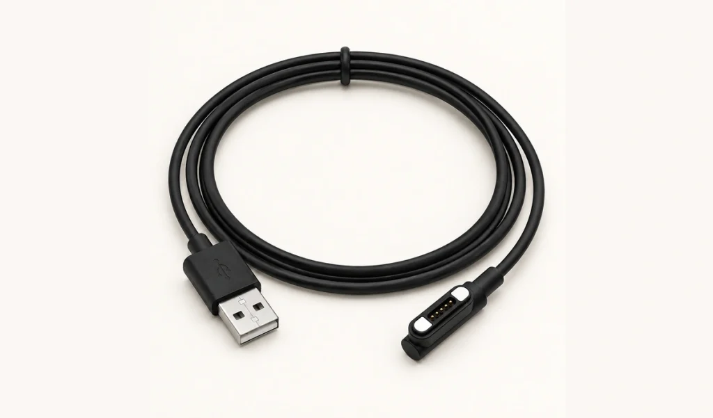 Five-contact USB-A magnetic cable with its original slim side-entry head.